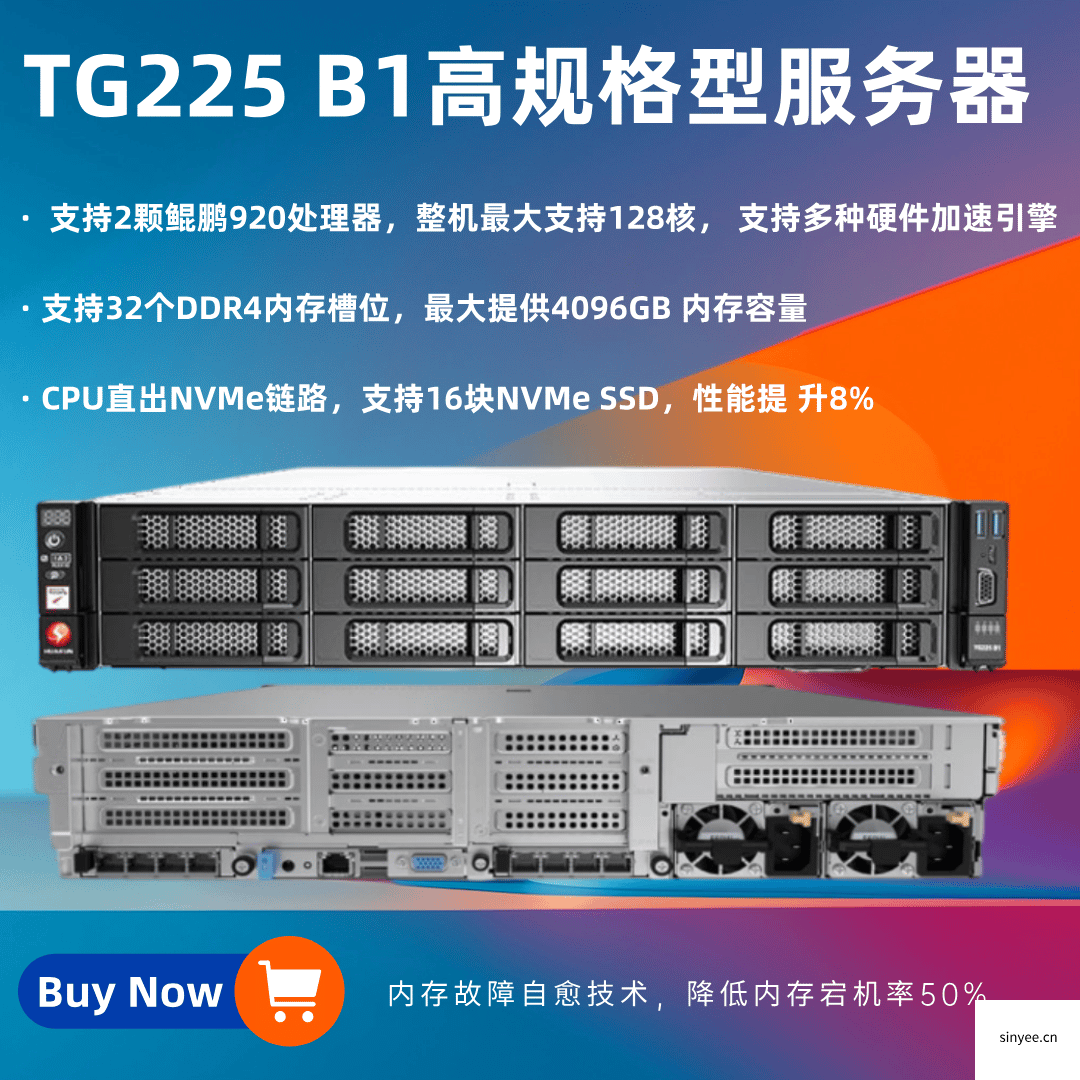 TG225 2U2路高規(guī)格型服務(wù)器
